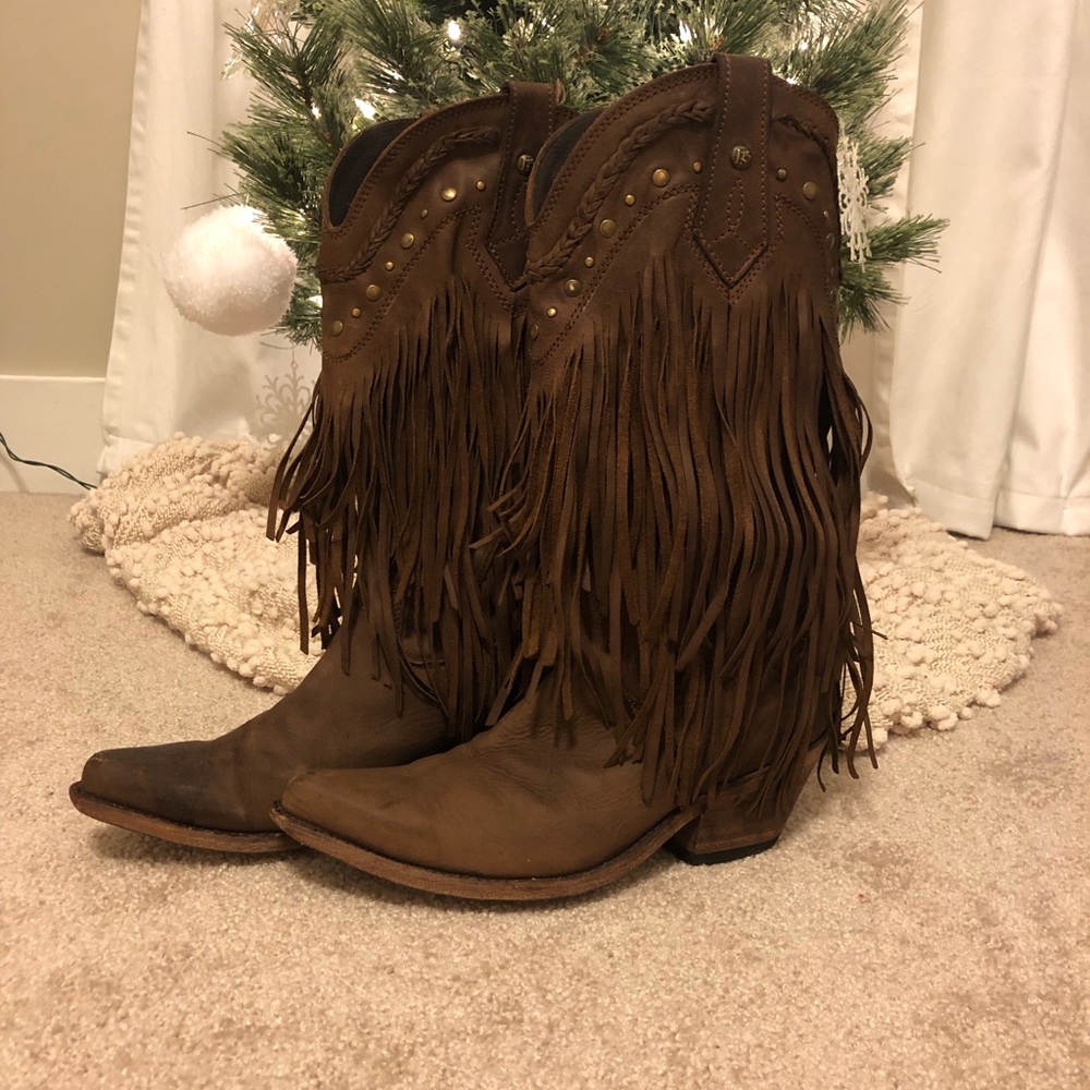 Liberty fringe boots